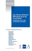 Les clauses abusives B2B après la loi du 4 avril 2019