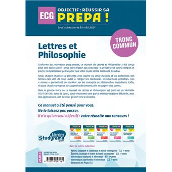 Lettres et Philosophie