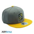 Casquette Snapback Poufsouffle Gris et Jaune Harry Potter