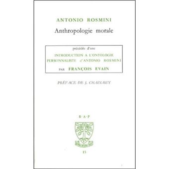 BAP n°13 - Introduction à l'ontologie personnaliste d'Antonio Rosmini