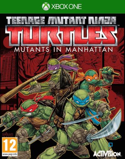 Pochette avant du jeu Teenage Mutant Ninja Turtles Des Mutants à Manhattan Xbox One