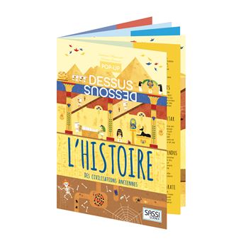 Pop-up dessus-dessous - L'histoire des civilisations anciennes