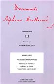Documents Stéphane Mallarmé - Nouvelle série III