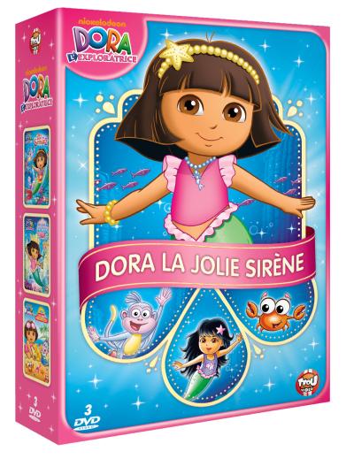 Dora sauve les sirènes 1 et 2 - Vive les vacances ! Coffret 3 DVD