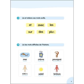 Les incollables - Premières lectures - À  la mer !  niveau 1 Tome 1- Rééd 2023