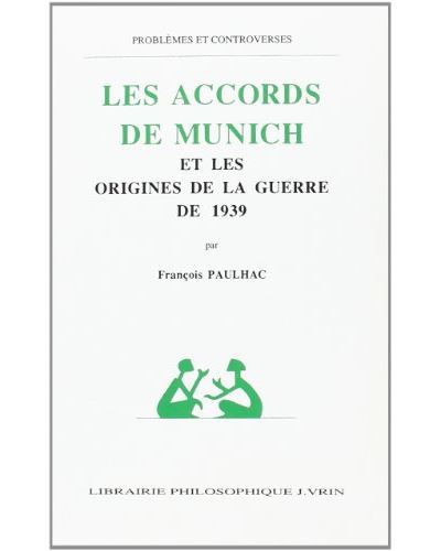 Accords munich et origines guerre 1939