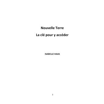 Nouvelle terre la clé pour y accéder