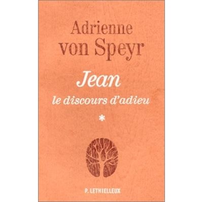 Jean le discours d'adieu t.1