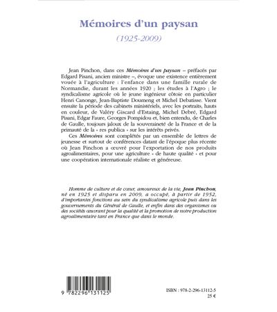 Mémoires d'un paysan, 1925-2009