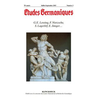 Études germaniques - N°3/2015