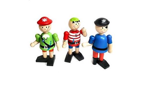 PIRATE EN BOIS ARTICULE