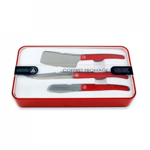 LAGUIOLE BOX CHEESE KNIFE SET 3 PIECE