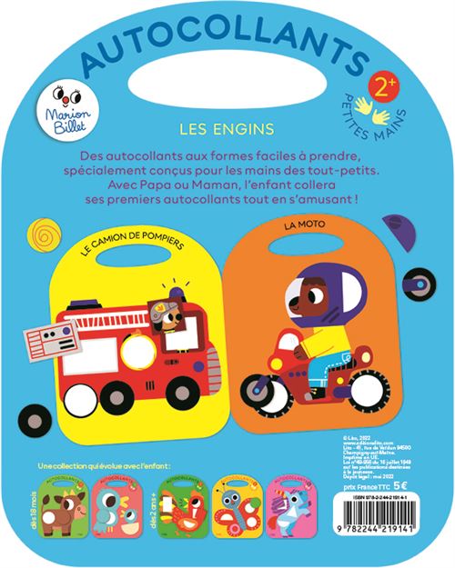 Autocollants drôles de têtes ! - les animaux : Marion Billet - Livres jeux  et d'activités