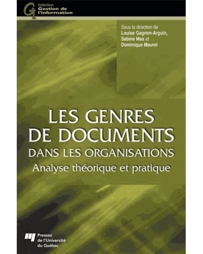 Les genres de documents dans les organisations