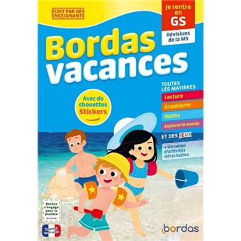 Bordas Vacances - Je rentre en Grande section