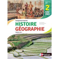 Histoire Géographie Module Eg 1 2ème Bac Pro Agricole Elève 2017 - 