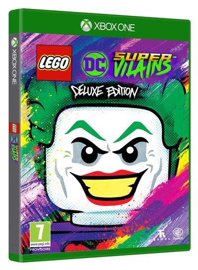 Pochette avant du jeu LEGO DC Super-Vilains Edition Deluxe Xbox One