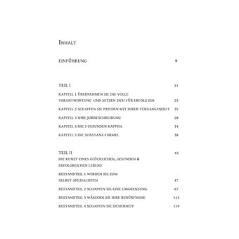 Die Substanz-Formel: wie sie die Kunst eines glücklichen, gesunden und erfolgreichen Lebens meistern