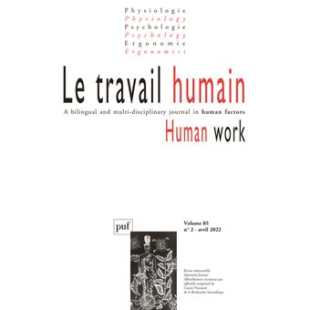 Le travail humain 2022-2, vol. 85, n.2
