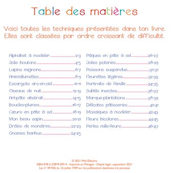 Mon petit atelier d'artiste : Modelage