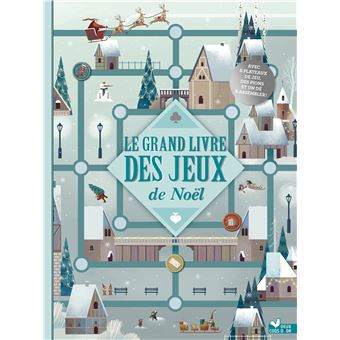 Le grand livre des jeux Noel - livre avec plateaux et pions