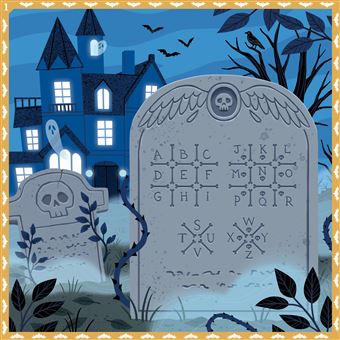 Manoir escape - boîte avec cartes et accessoires