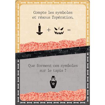 Manoir escape - boîte avec cartes et accessoires