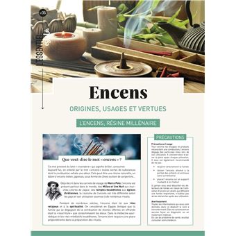 Encens : origines, usages et vertus