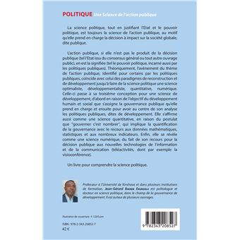 Politique. Une Science de l'action publique