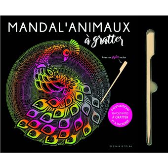 Mandal'animaux à gratter