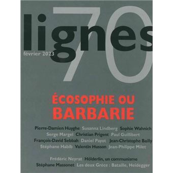 Revue Lignes N°70