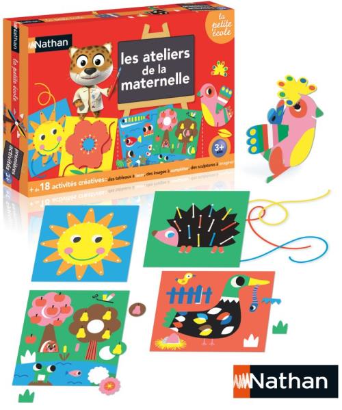 Coffret créatif Les ateliers de la Maternelle Nathan