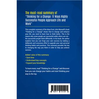 Summary: Thinking for a Change