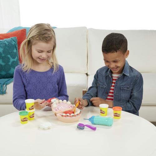 Le dentiste de Play Doh + 3 pots de pate à modeler neufs - Play-Doh
