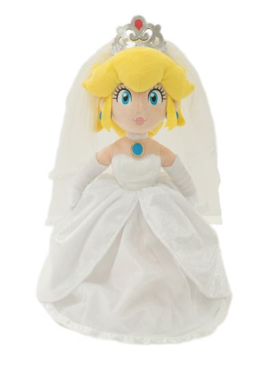 Peluche Odyssey Super Mario Peach Wedding 40 cm