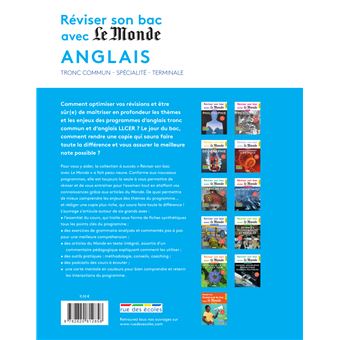 Réviser son bac avec le Monde 2022, Anglais Tronc commun et spécialité