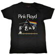 T-Shirt Pink Floyd DSOTM Band And Pulse Unisex Noir