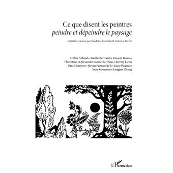 Ce que disent les peintres <i>peindre et dépeindre le paysage</i>