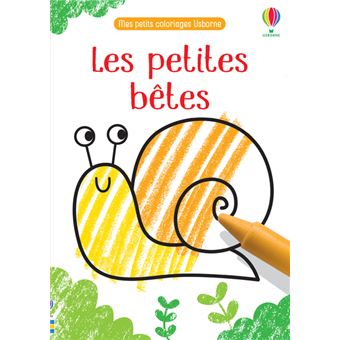 Les petites bêtes - Mes petits coloriages Usborne