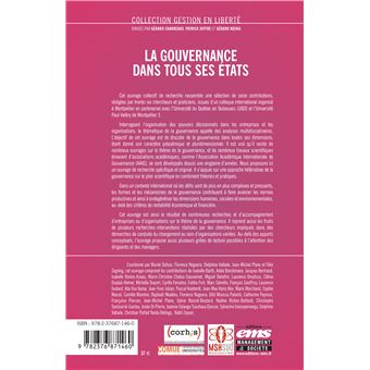 La gouvernance dans tous ses états