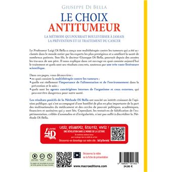 Le choix antitumeur