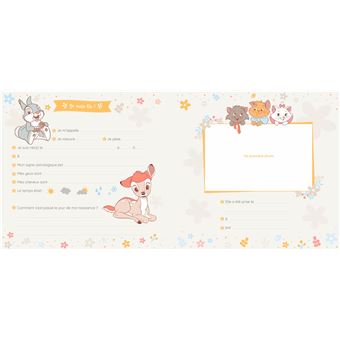 DISNEY - Mon livre de naissance, mes premiers souvenirs