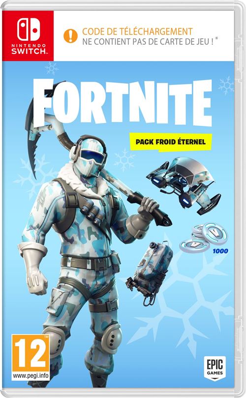 Fortnite Pack Froid Eternel Nintendo Switch