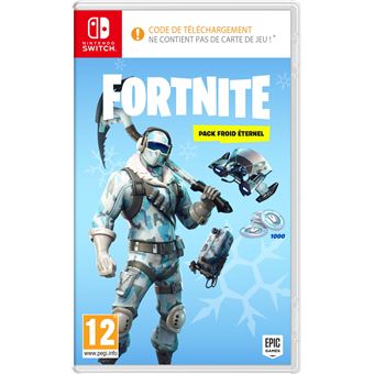 fortnite pack froid eternel nintendo switch - origine de fortnite