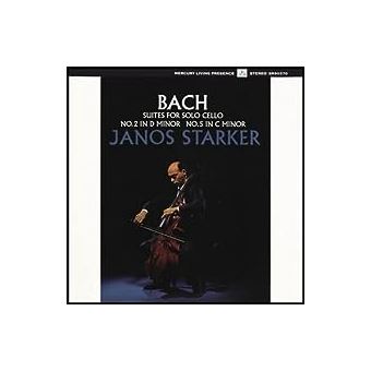Bach : Suites For Solo Cello Numbers 2 & 5 - János Starker - Jean ...