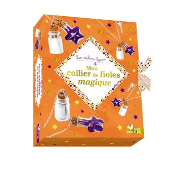 Mon  collier avec petites fioles - mini coffret avec accessoires