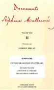 Documents Stéphane Mallarmé - Nouvelle série II