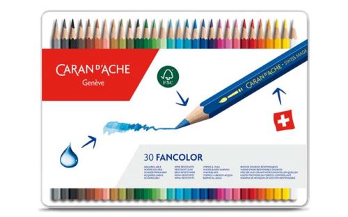 Boîte 30 Couleurs Caran d’Ache Fancolor