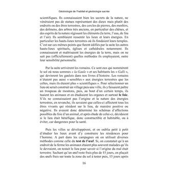 Géobiologie de l'habitat et Géobiologie sacrée