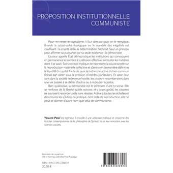 Proposition institutionnelle communiste